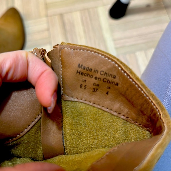 Aldo suede leather cowboy boots - Picture 6 of 6